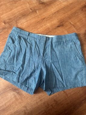 J Crew Chambray Shorts size 12